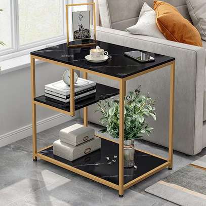 Multifunctional Marble Pattern Coffee / Side Table image 3
