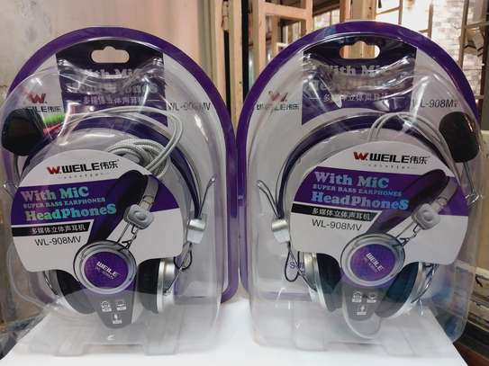 WL WL-908MV Wired Stereo Headset Headphone With Mic image 1