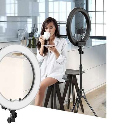 12 inch studio led ring light for live stream/makeup/youtube video image 1