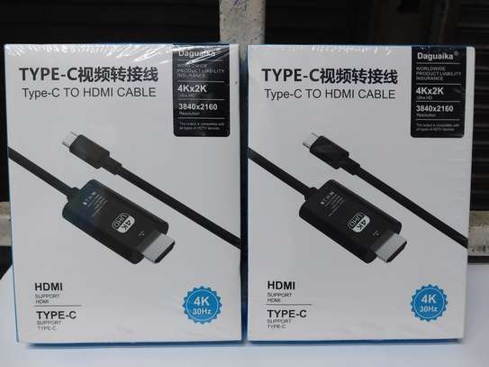USB C to HDMI Cable(4K@30Hz) Type-C to HDMI Cable, image 1