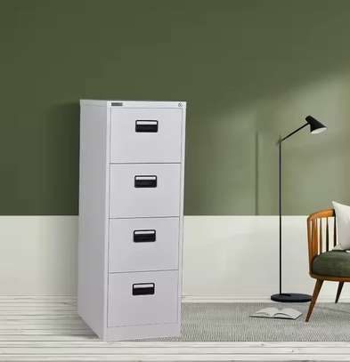 Office Cabinet: Four Tier Modern File Cabinet image 1