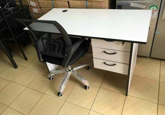Executive office desk and chair image 1
