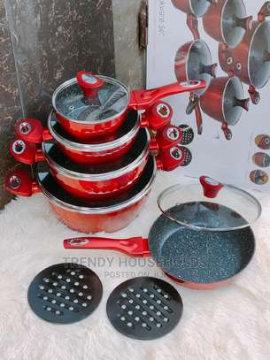 12pcs Edenberg Granite Cookware Set image 4