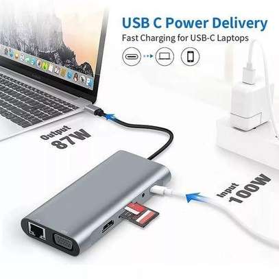 11 in 1 Dock, Aluminum Type C Adapter image 3