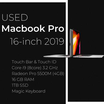 Apple MacBook Pro 2019 16GB Intel Core i9 SSD 1T image 1