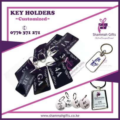 METALLIC KEY-HOLDERS BRANDED WITH YOUR LOGO image 1