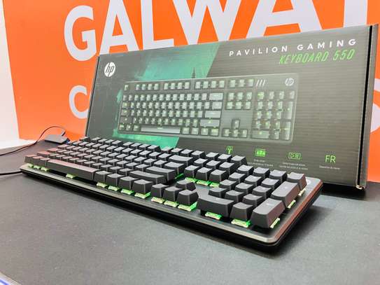 HP Pavilion Gaming Keyboard 550 LED RGB Backlit Mechanical. image 3