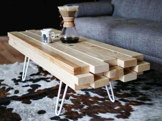 Rustic coffee table image 2