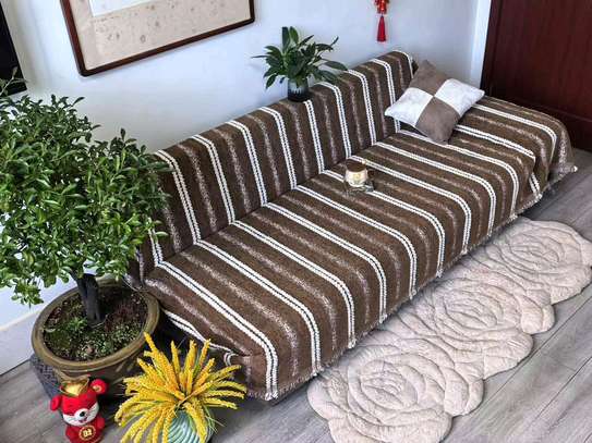 Reversible Chenille cotton sofa covers image 4