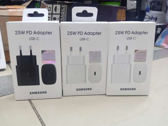 Samsung 25W PD SuperFast Charging USB TYPE C CHARGER 2 PIN image 2
