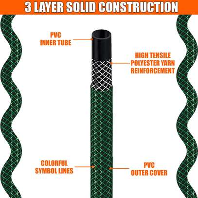 Heavy Duty Braided Water Hose Pipe - 3/4'' X 50 MTRS image 3