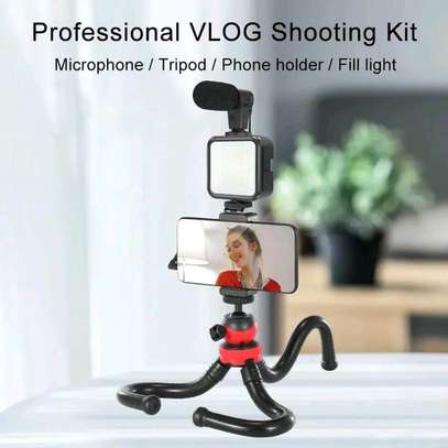 4 in 1 Microphone, Selfie Light, Tripod Stand image 2