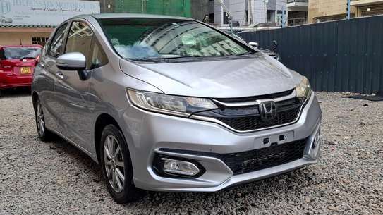 Honda Fit EX Hybrid Silver Color 2018 model fully loaded. image 2