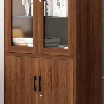 Office Cabinet; 3 Door Exquisite Mdf Office Cabinet image 3