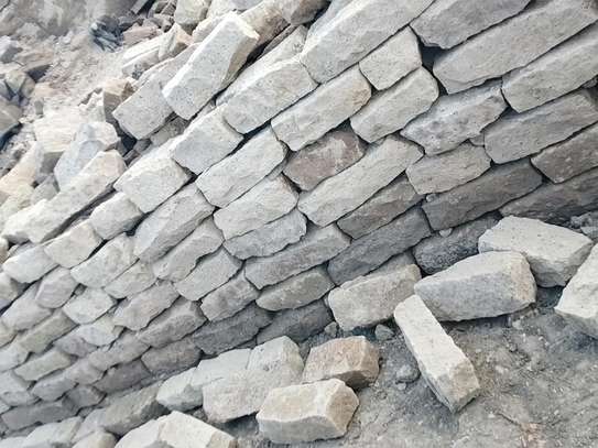 Foundation /Machine cut stones, Red soil & Hardcores image 7
