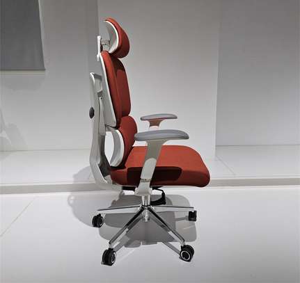 Orange Orthopedic Office Chair image 11