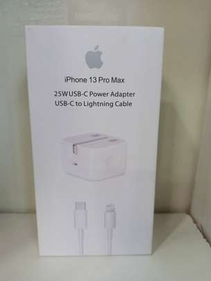 Apple Phone 13Pro Max 25W USB Type C (USB-C) Power Adapter image 1