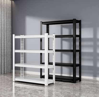 Rack : 5-Layer Black Steel Storage Rack image 1