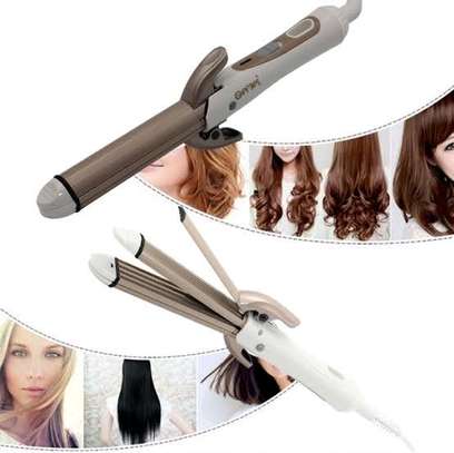 4 in 1 hair straightener curling flat iron image 1