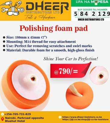 Rubber Polishing Foam Pad 7" image 3