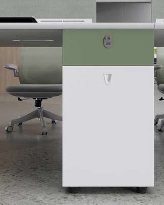 Office Desk: Modern Dual User Workstation image 4