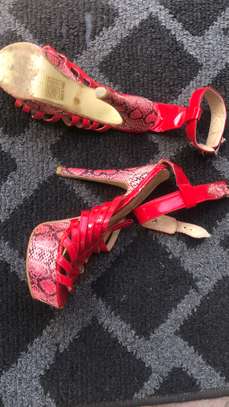 Women size 36 red stylistic stiletto shoes image 1