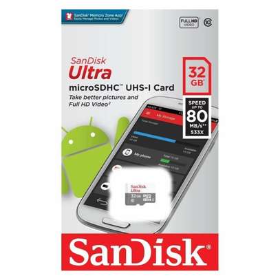 Sandisk Ultra Class 10 32GB Micro SD HC SDHC UHS-I image 1