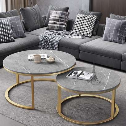 Office Table: Marble Top Nesting Table image 6