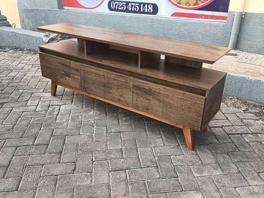 Modern Wooden TV Stand with Drawers image 9