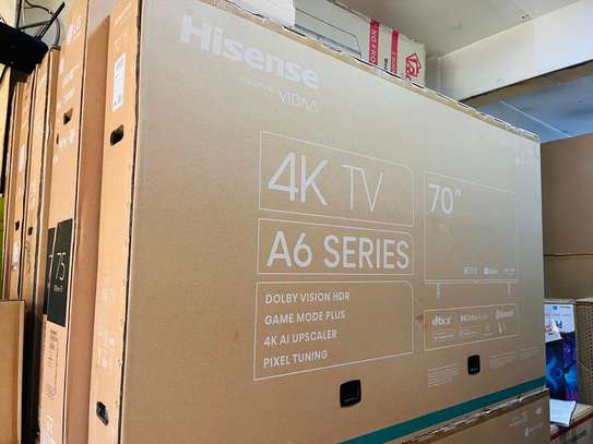 HISENSE 70 INCHES SMART UHD FRAMELESS TV image 1