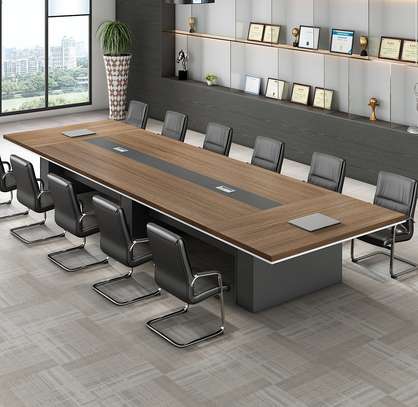 Office Table :  14 Chair Office Boardroom Table Setup image 6