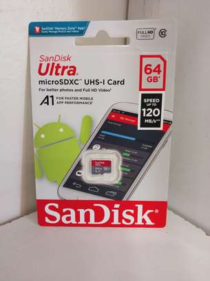 SanDisk Ultra 64GB Micro SD Card SDXC A1 UHS-I 120MB/s image 2