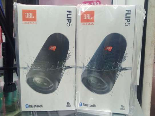 Jbl Flip 5 Midnight Black bluetooth speaker image 1