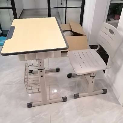 Kid`S Furniture: Adjustable Kids Desk Chair Set For School image 2