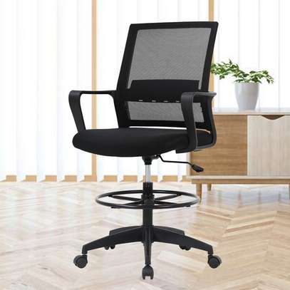 Office Chair: Adjustable Cashier Office Reception Chair image 6