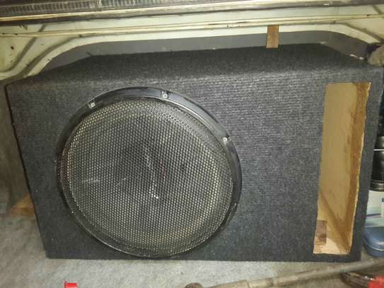 Pioneer 1400Watts Double Coil Subwoofer With Cabinet image 2