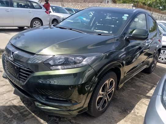 Honda vezzel hybrid jungle green image 1