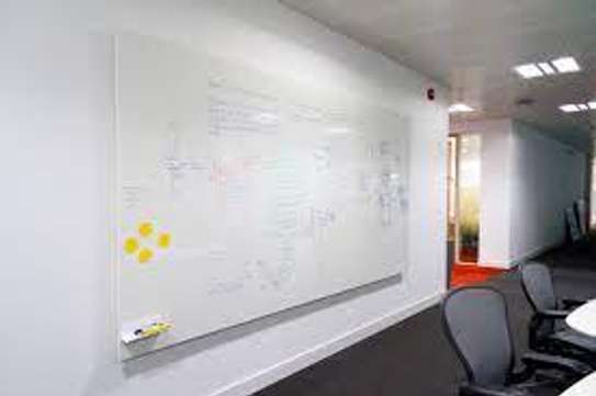 wall mounted whiteboard 8*4 fts image 1