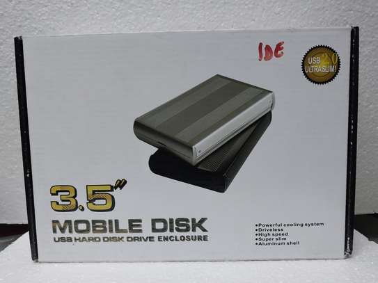 USB 2.0 3.5 IDE HDD HD Hard Disk Drive Enclosure Case image 1