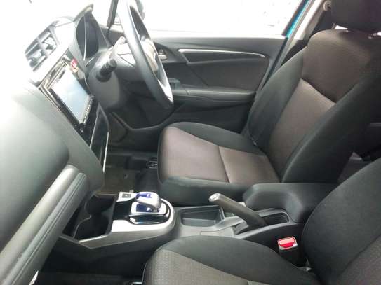 Honda Fit hybrid blue image 4
