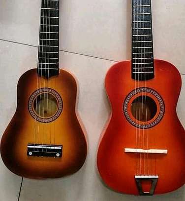 6 String Beginners Practice Acoustic Guitar with Pick For Kids Children Stringed Musical Instruments. image 2