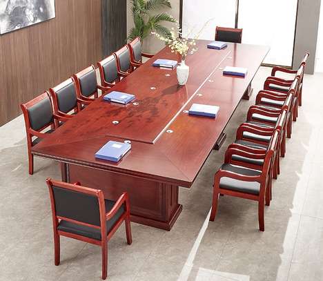 Boardroom Table : Mahogany Conference Room Boardroom Table image 4