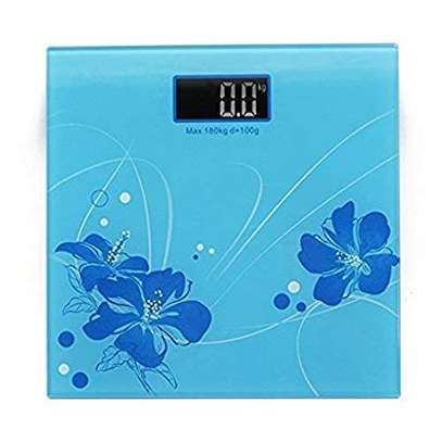 Thick Tempered Glass LCD Display Weight Scale image 1