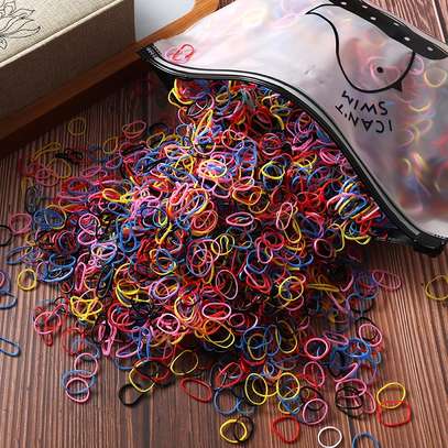 300 Pcs Small Elastic Colorful Rubber Bands image 3