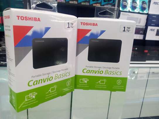 1TB Toshiba Canvio Basics 3.0 Portable Hard Drive image 1