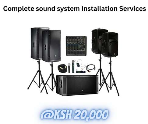 Sound system installation image 1