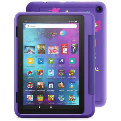 AMAZON FIRE HD 8 KIDS PRO TABLET, 8" HD, AGES 6 – 12, 32 GB (2020), DOODLE image 1