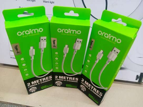 Oraimo 2m Quality 2A Fast And Strong Type C USB Data Cable image 2