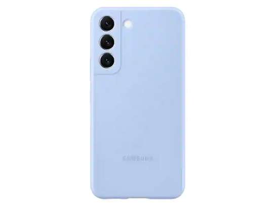 Samsung S22 Silicone Cover -blue image 1