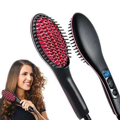 Straight Artifact Electric Hair Straightener Hot Comb Brush image 1